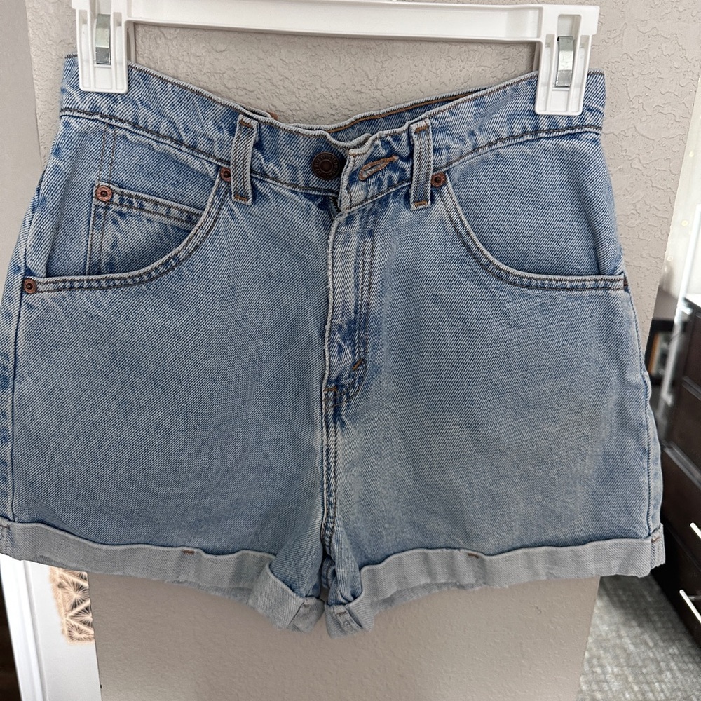 Levi's Orange Tab Vintage Blue Jean Shorts High-Waisted Cuffed
